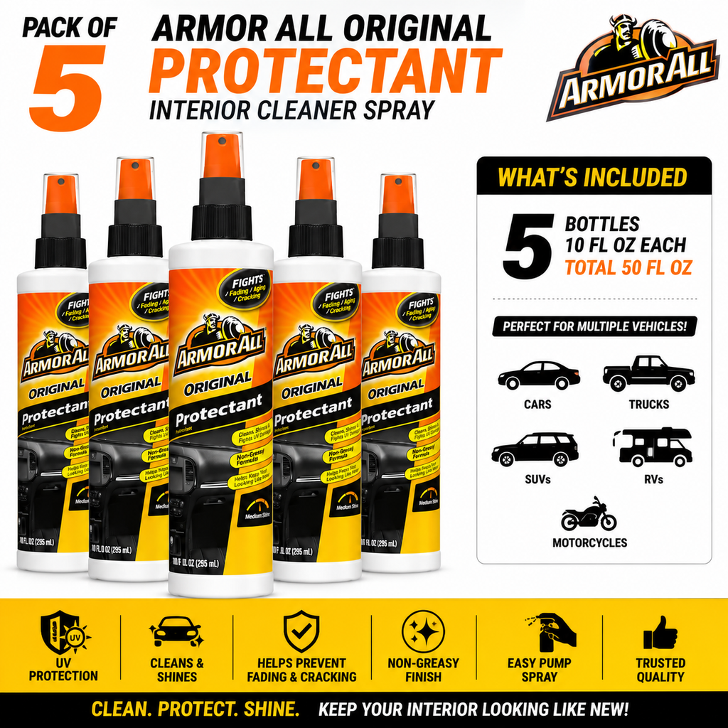 Armor All interior car cleaner and protectant 5 pack