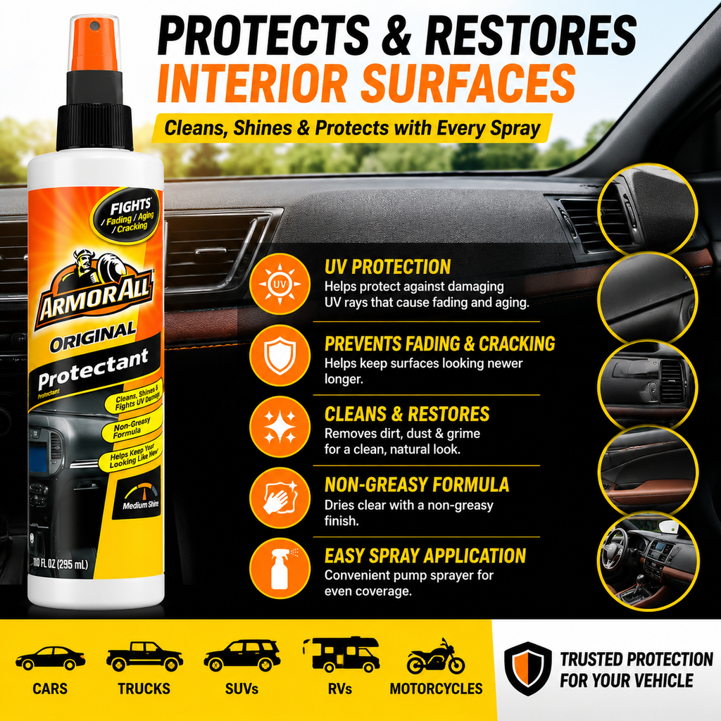 Armor All protects and restores vehicle interiors