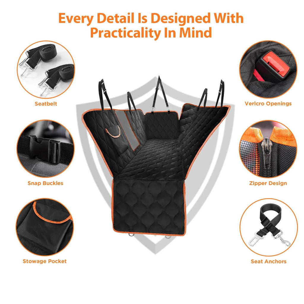 Waterproof Dog Car Seat Cover – Pet Seat Protector for Dogs
