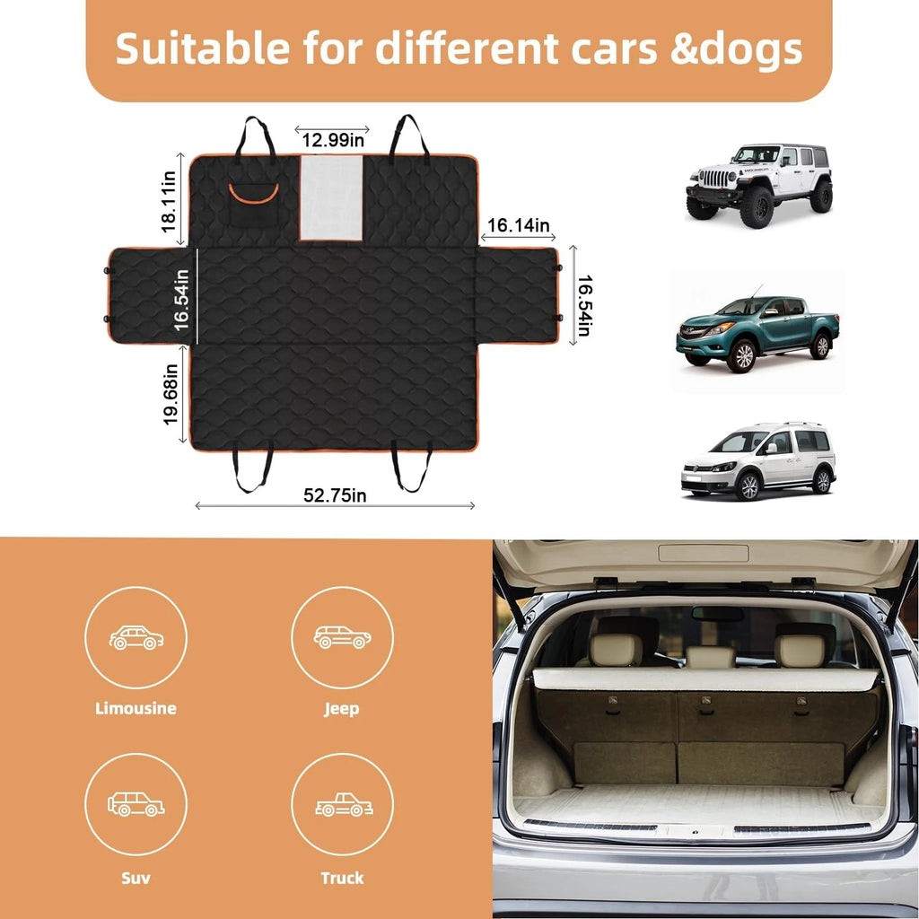 Waterproof Dog Car Seat Cover – Pet Seat Protector for Dogs