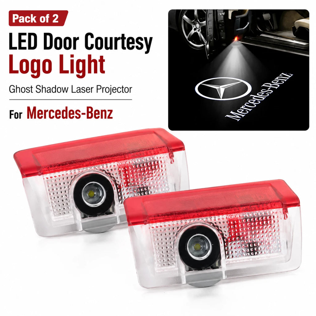 Mercedes-Benz 3D LED Door Shadow Lights – 2-Pack Logo Projectors
