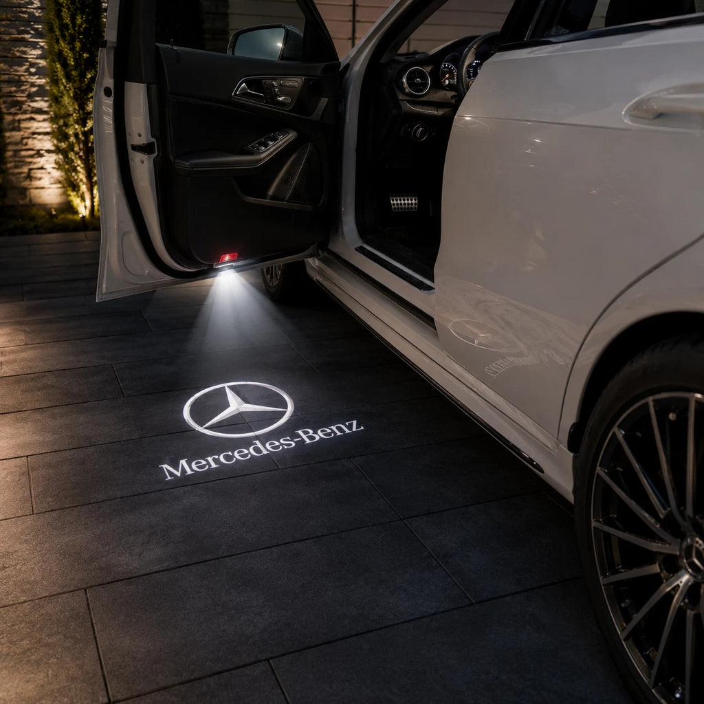 Mercedes-Benz 3D LED Door Shadow Lights – 2-Pack Logo Projectors
