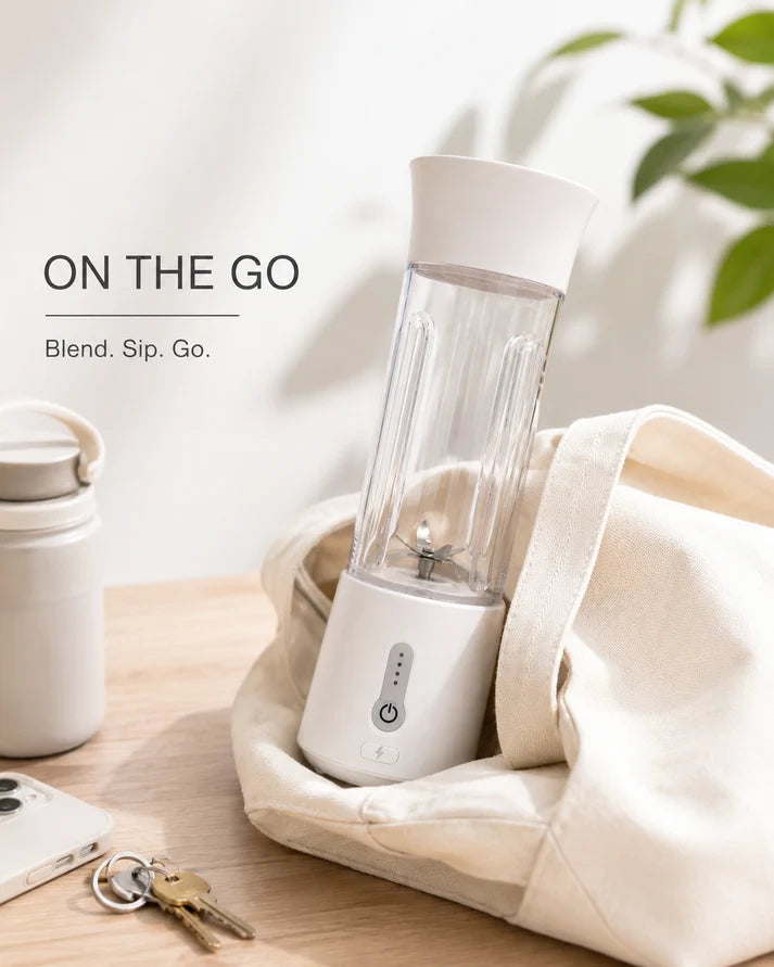 Portable Blender – USB Rechargeable Personal Blender for Smoothies
