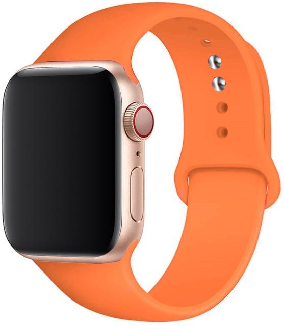 Silicone Sport Band for Apple Watch – Soft Breathable Strap, All Series & Sizes