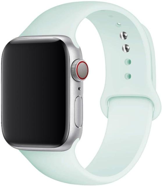 Silicone Sport Band for Apple Watch – Soft Breathable Strap, All Series & Sizes