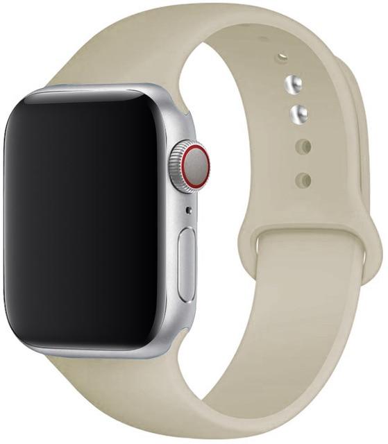 Silicone Sport Band for Apple Watch – Soft Breathable Strap, All Series & Sizes