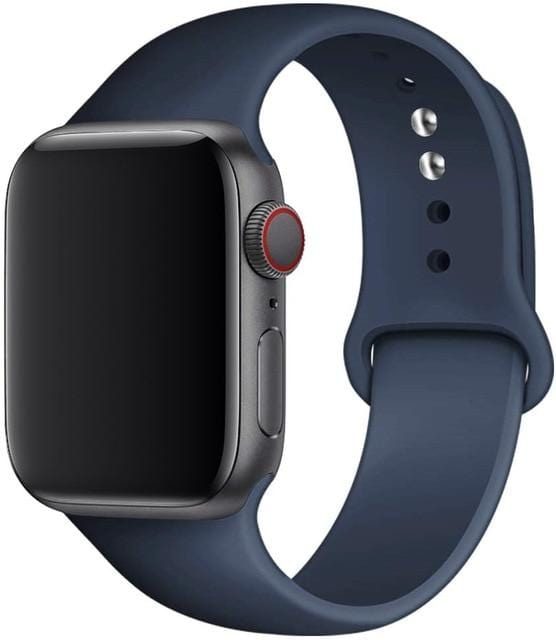 Silicone Sport Band for Apple Watch – Soft Breathable Strap, All Series & Sizes