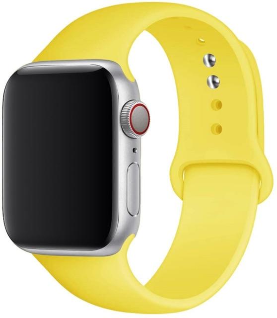 Silicone Sport Band for Apple Watch – Soft Breathable Strap, All Series & Sizes