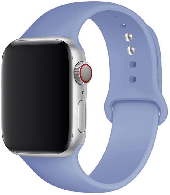 Silicone Sport Band for Apple Watch – Soft Breathable Strap, All Series & Sizes