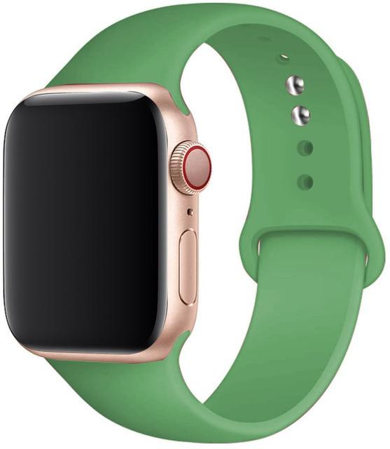 Silicone Sport Band for Apple Watch – Soft Breathable Strap, All Series & Sizes