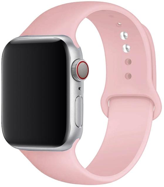 Silicone Sport Band for Apple Watch – Soft Breathable Strap, All Series & Sizes