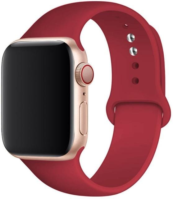 Silicone Sport Band for Apple Watch – Soft Breathable Strap, All Series & Sizes