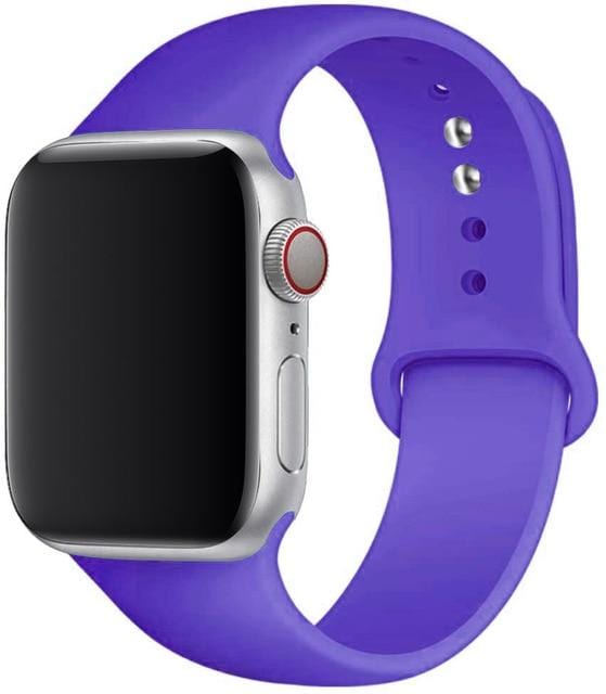 Silicone Sport Band for Apple Watch – Soft Breathable Strap, All Series & Sizes