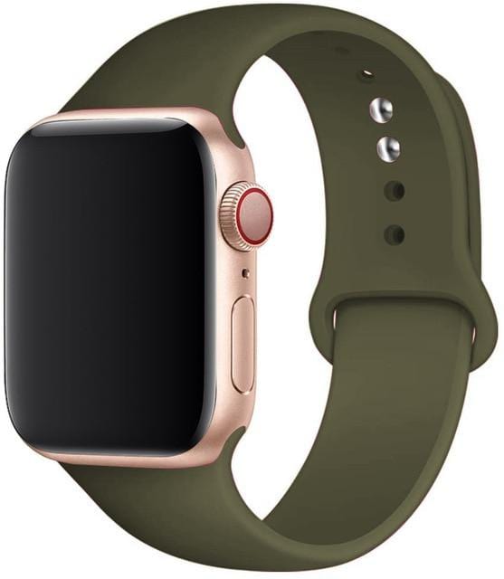 Silicone Sport Band for Apple Watch – Soft Breathable Strap, All Series & Sizes