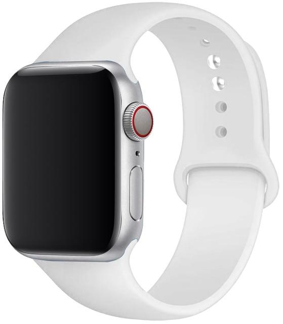 Silicone Sport Band for Apple Watch – Soft Breathable Strap, All Series & Sizes