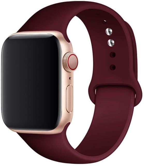 Silicone Sport Band for Apple Watch – Soft Breathable Strap, All Series & Sizes