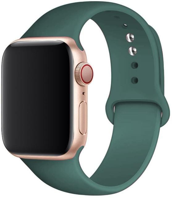 Silicone Sport Band for Apple Watch – Soft Breathable Strap, All Series & Sizes
