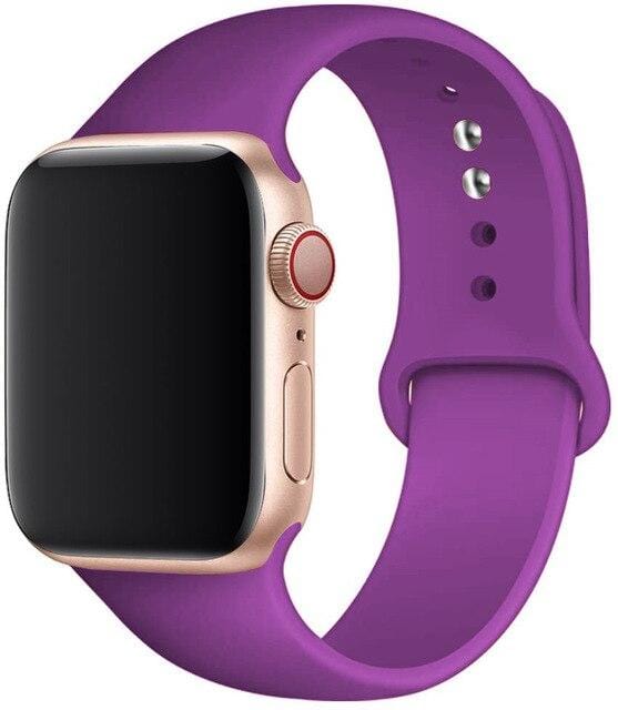 Silicone Sport Band for Apple Watch – Soft Breathable Strap, All Series & Sizes