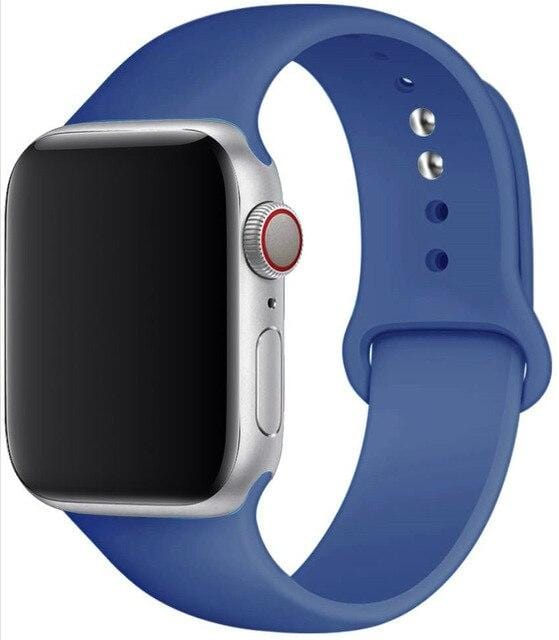 Silicone Sport Band for Apple Watch – Soft Breathable Strap, All Series & Sizes