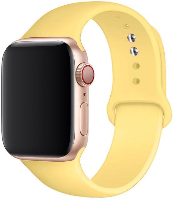 Silicone Sport Band for Apple Watch – Soft Breathable Strap, All Series & Sizes