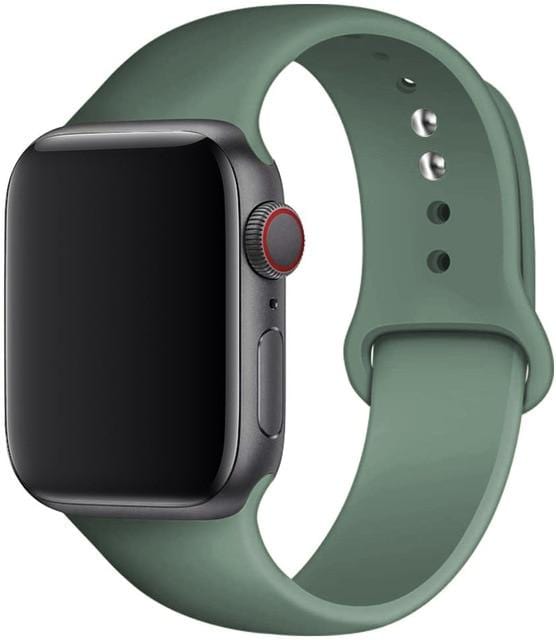 Silicone Sport Band for Apple Watch – Soft Breathable Strap, All Series & Sizes