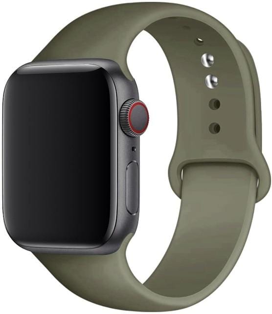 Silicone Sport Band for Apple Watch – Soft Breathable Strap, All Series & Sizes
