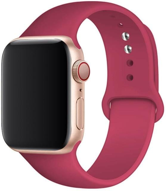 Silicone Sport Band for Apple Watch – Soft Breathable Strap, All Series & Sizes