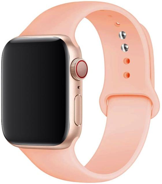 Silicone Sport Band for Apple Watch – Soft Breathable Strap, All Series & Sizes