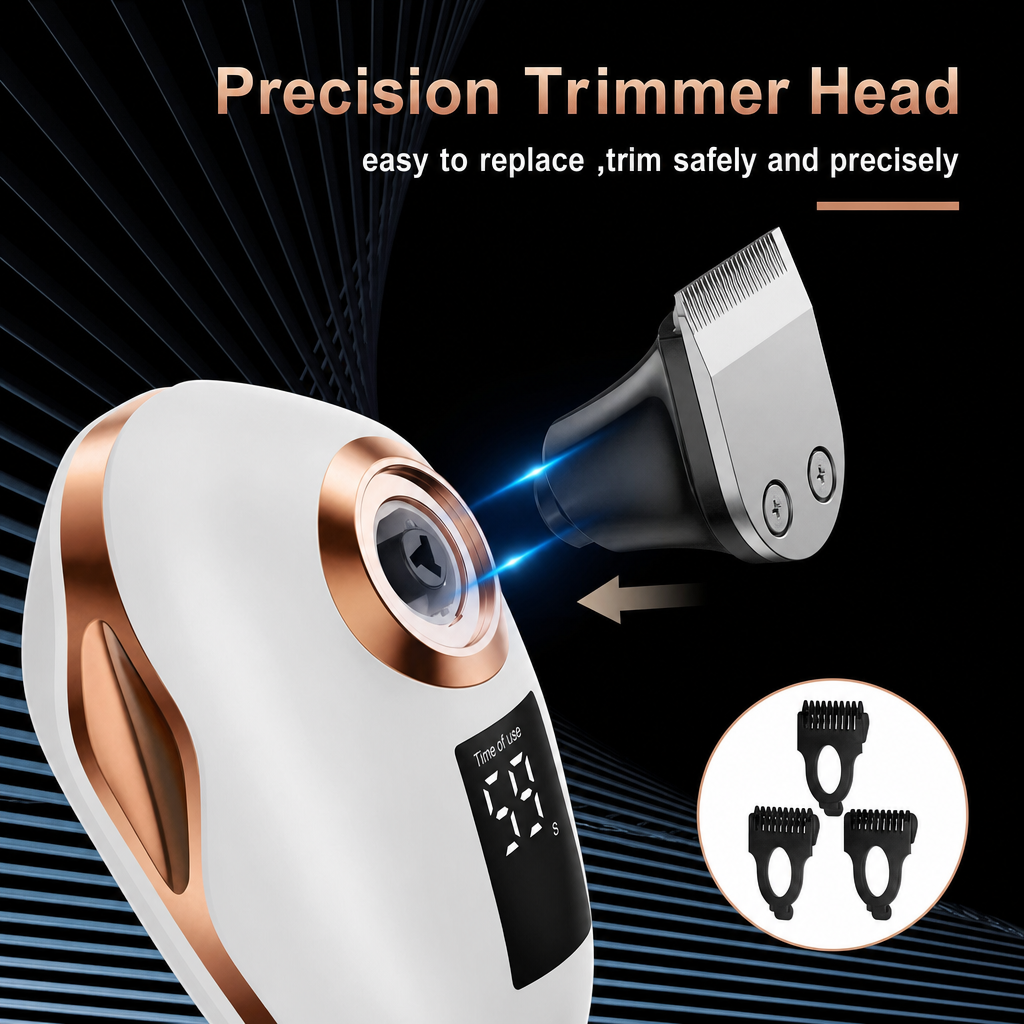 5-in-1 Electric Razor for Women – Wet/Dry 5D Hair Trimmer