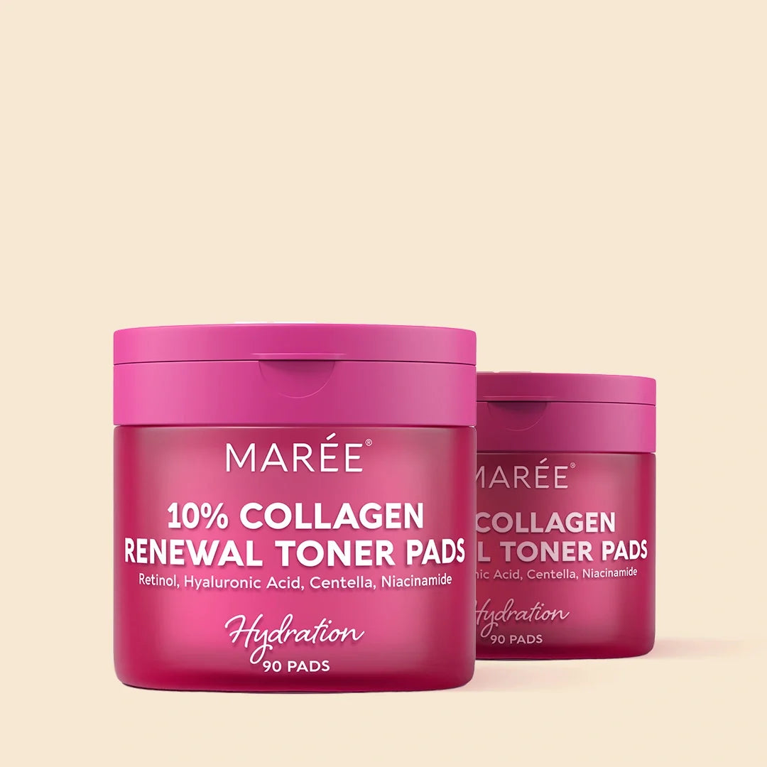 Collagen & Retinol Toner Pads – Anti-Wrinkle Exfoliating Face Pads
