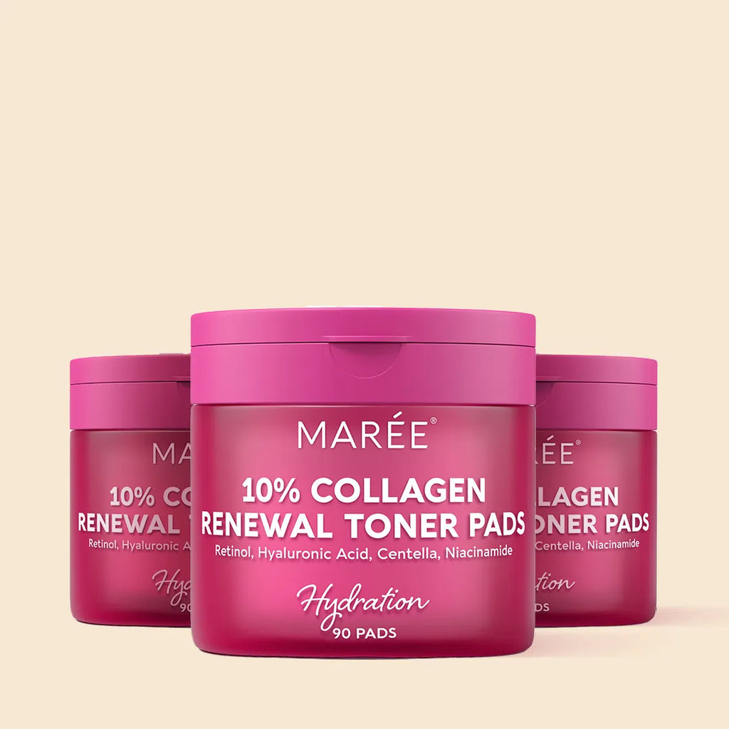 Collagen & Retinol Toner Pads – Anti-Wrinkle Exfoliating Face Pads