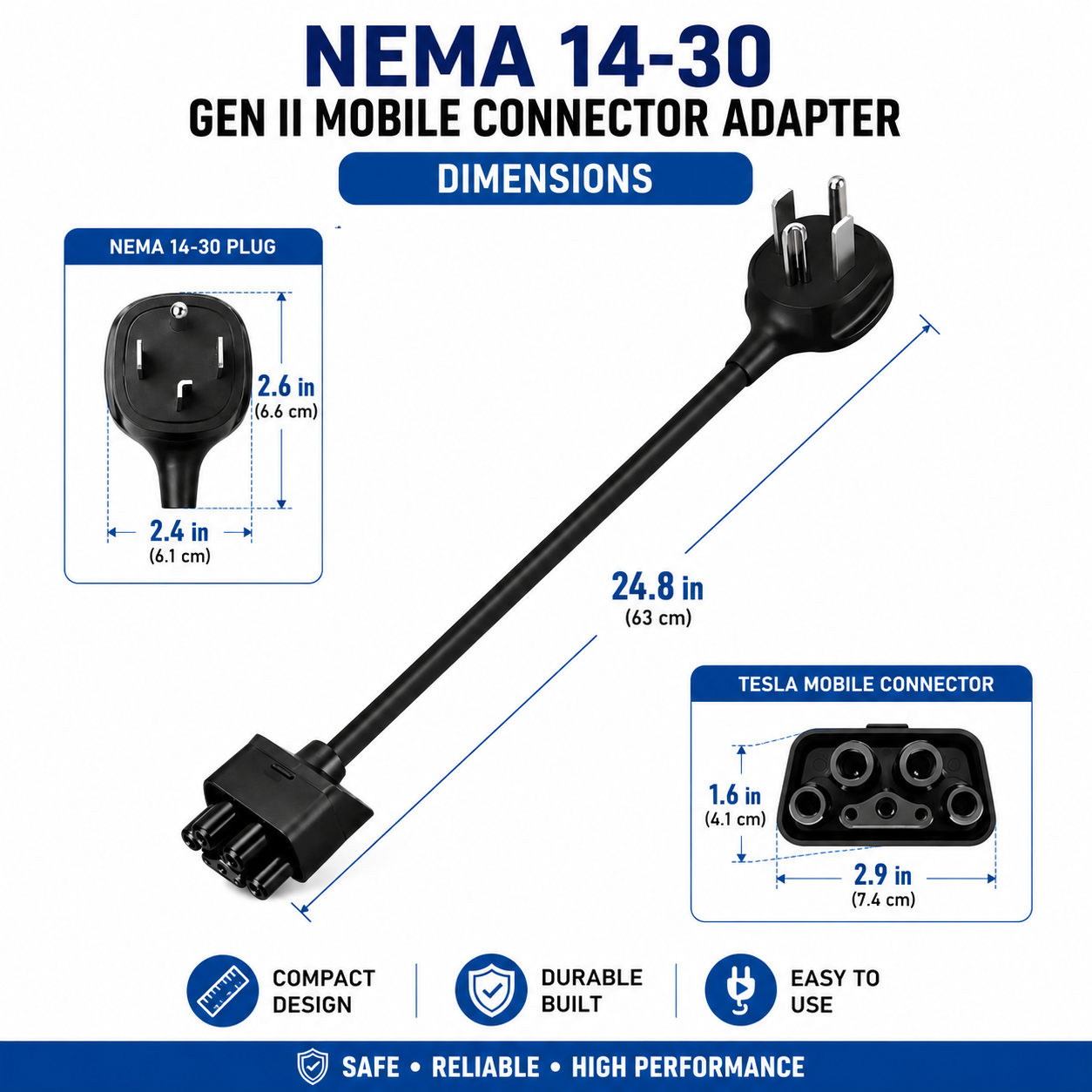 NEMA 14-30 adapter connection diagram