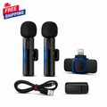 Wireless Lavalier Microphone Dual Set for iPhone and iPad